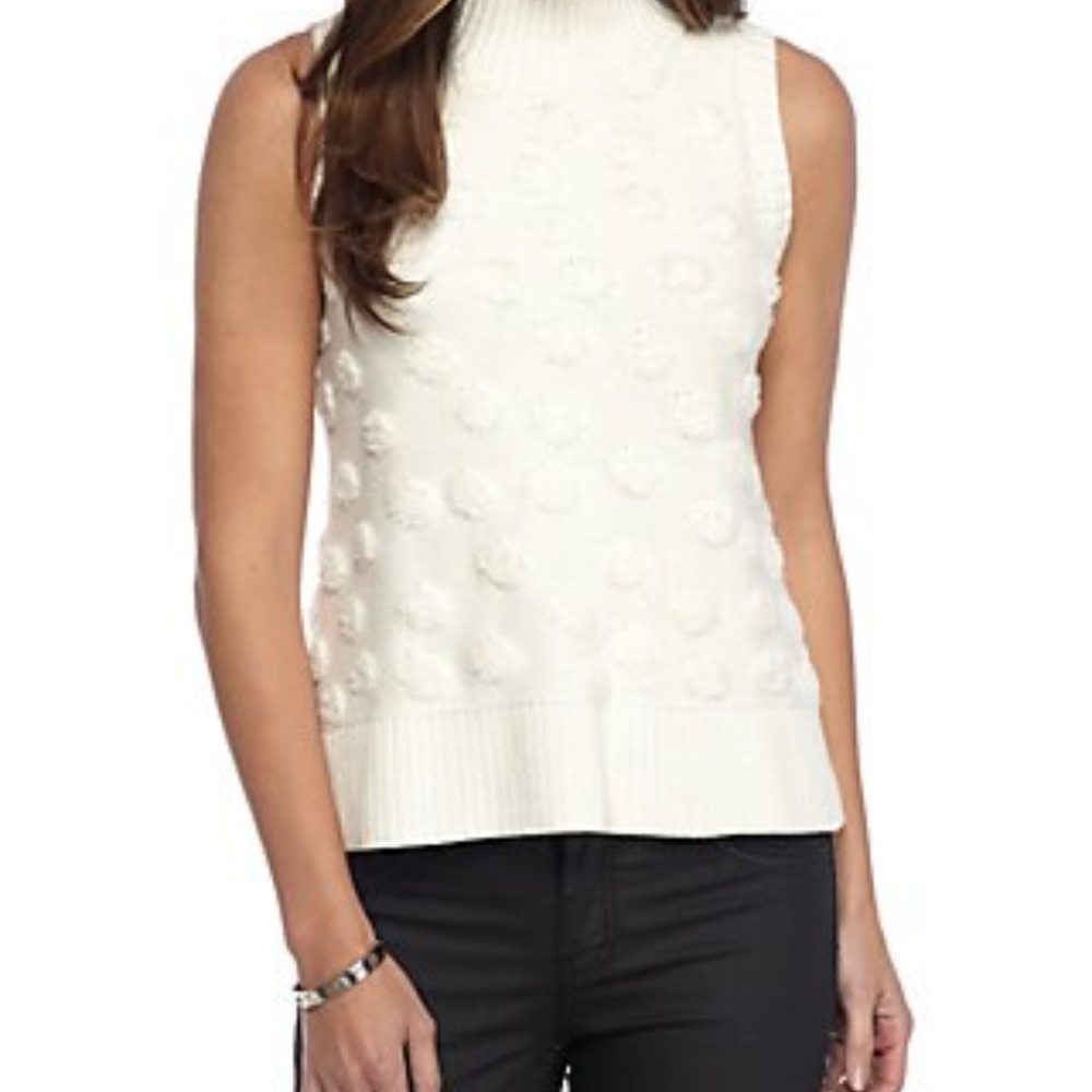 French Connection Loopy Polka Dot Sweater NWT